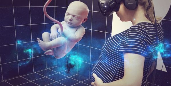 Virtual reality allowed parents to meet their unborn daughter - Виртуальная реальность, Parents, Children