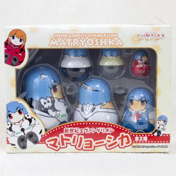 NGE matryoshka - Anime, Not anime, Evangelion, Matryoshka