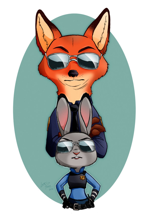 police - , Nick wilde, Judy hopps, Police, Zootopia