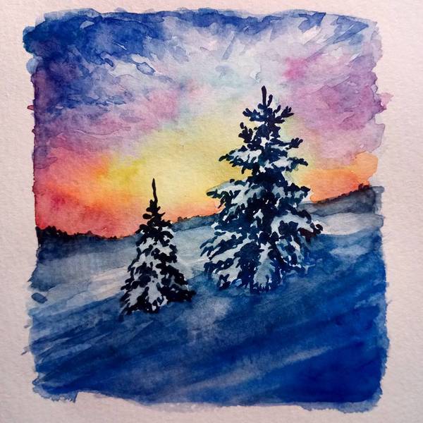 Some of my watercolors - My, Longpost, Watercolor, Painting