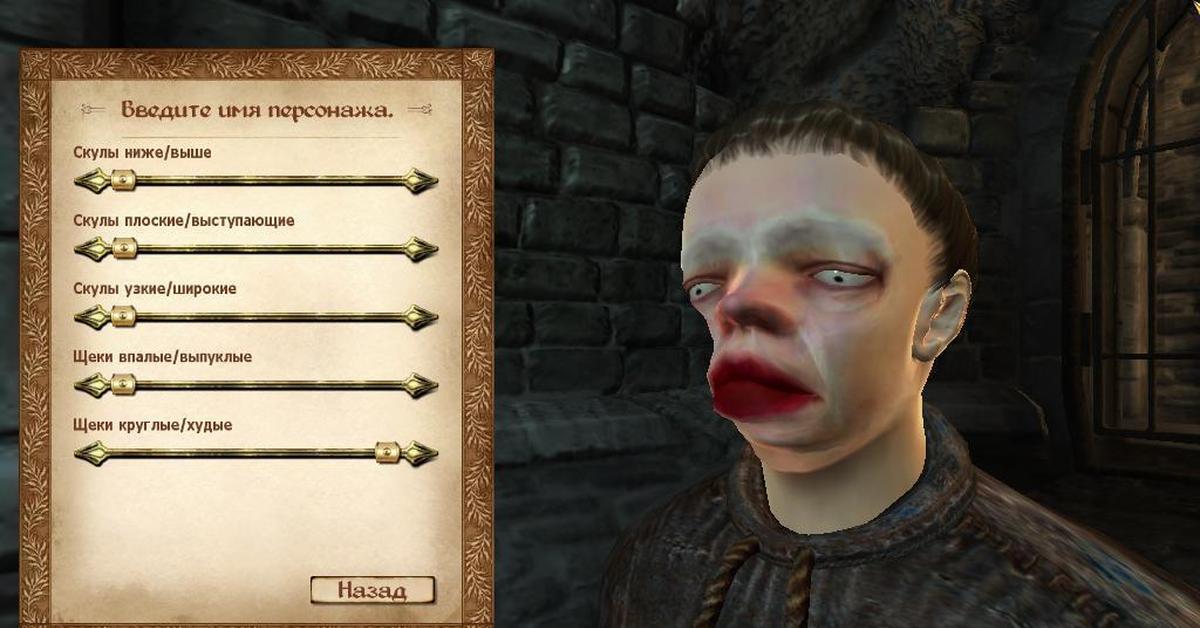 Облик читать. The Elder Scrolls IV Oblivion редактор персонажей. Oblivion редактор персонажа. Tes Oblivion создание персонажа. The Elder Scrolls 4 редактор персонажа.