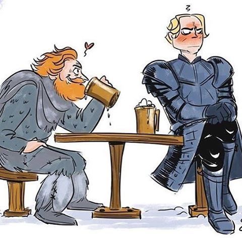 Tormund and Brienne - Game of Thrones, Tormund, Brienne, Honestly stolen