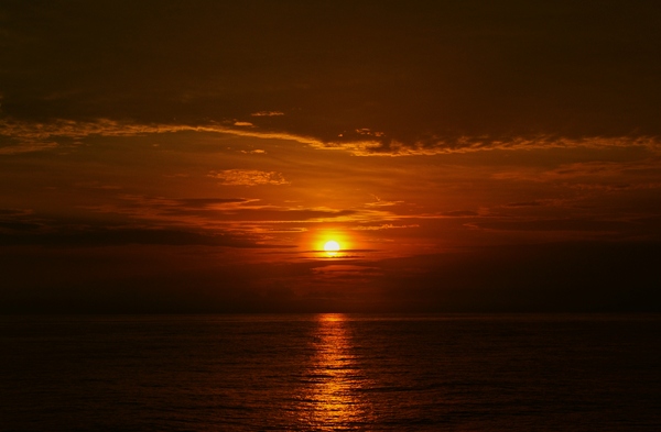 Sunset. One of many in six months. - My, , , Knockin 'on Heaven, What about the sea, , Sunset, Sea