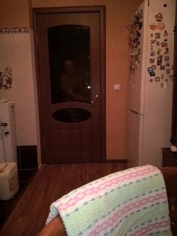 Photo of a living ghost - My, Kripota, Wife, , The fright