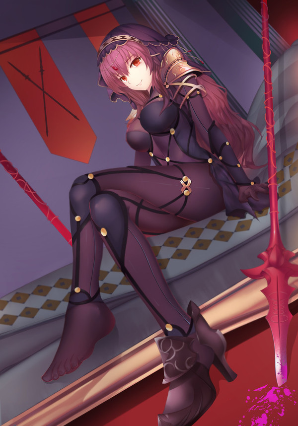 Stingrays - Art, Anime art, Fate, Fate grand order, Scathach, Magician