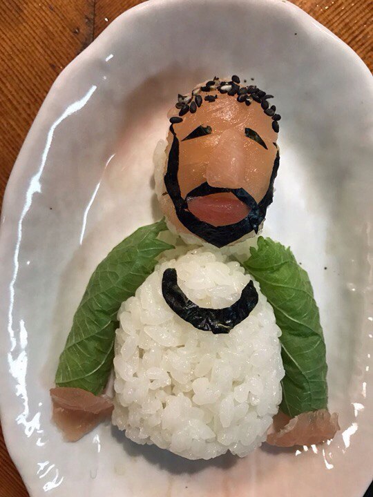 My uncle came to Japan and the local chef made a copy of his sushi - Cook, Japan, Sushi, Sous Chef, Black people, Food, Craftsmanship, Professionalism, , A fish, Rice, Similarity, Image