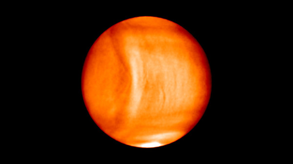 Astronomers have seen a large mysterious wave in the atmosphere of Venus - Venus, , Space, Astronomy, Interesting, The science, GIF, Akatsuki