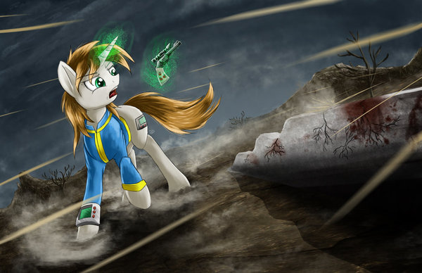Castle of Glass My Little Pony, Ponyart, Fallout: Equestria, Pipboy 3000