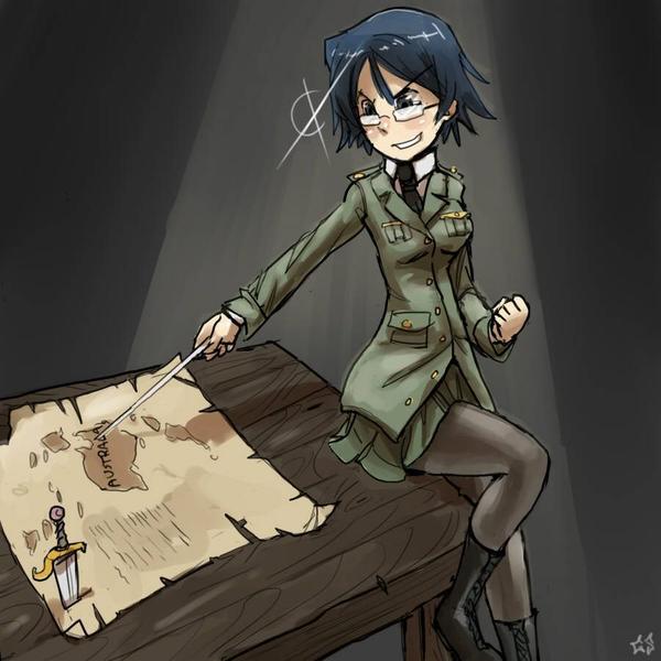 Owner of the world - Katawa Shoujo, Shizune Hakamichi, Anime Art, Аниме, Не аниме, Визуальная новелла