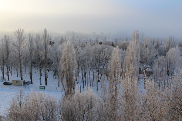 Morning Belgorod - My, Belgorod, Morning, freezing