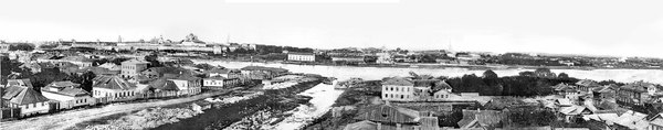 1862 Panorama of Novgorod. One of the first Russian photo panoramas. - Photo, Панорама, This is not this for you