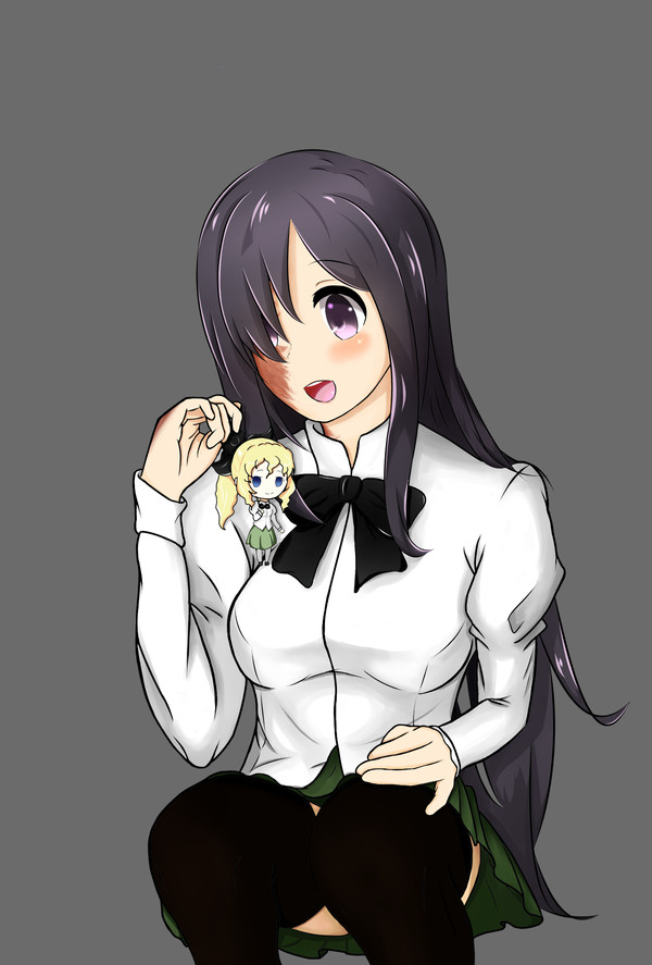 Мини-Лилли - Аниме, Не аниме, Визуальная новелла, Katawa Shoujo, Lilly Satou, Hanako ikezawa