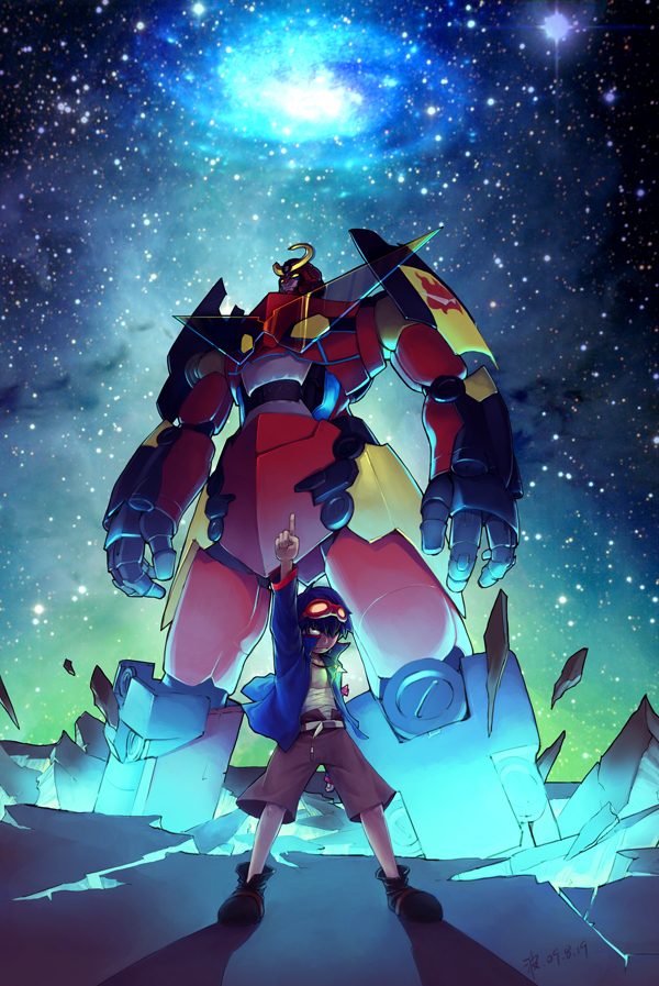 Gurren Lagann Compilation - Anime, Anime art, Gurren lagann, Longpost