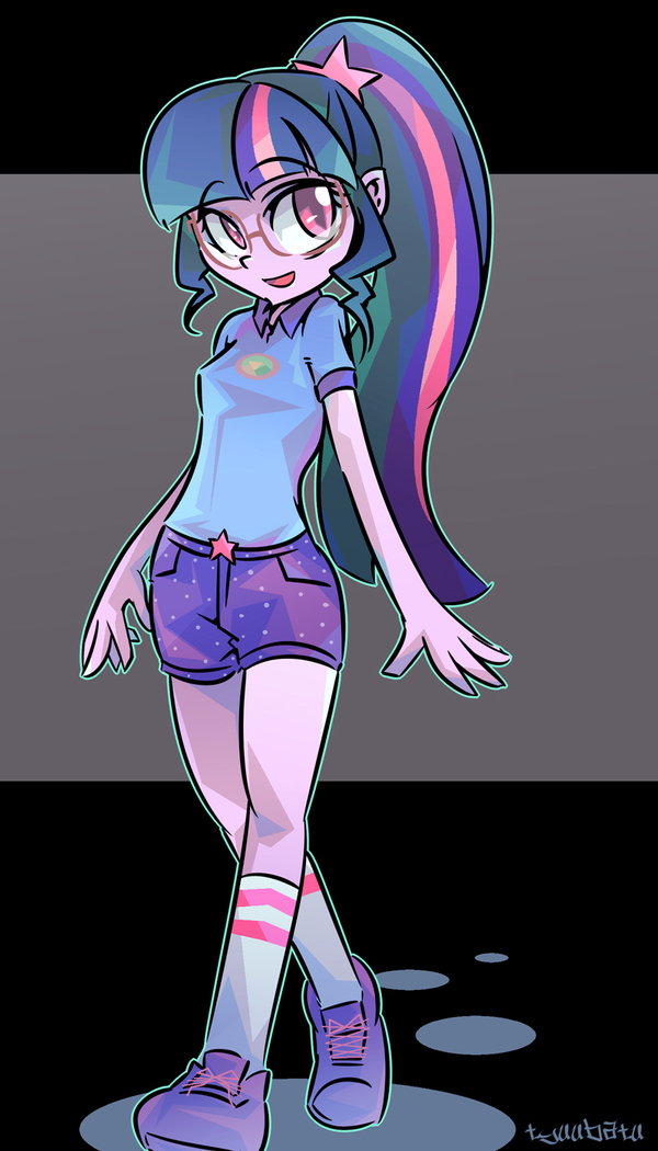 SciTwi - My Little Pony, Equestria Girls, Twilight sparkle, Tyuubatu