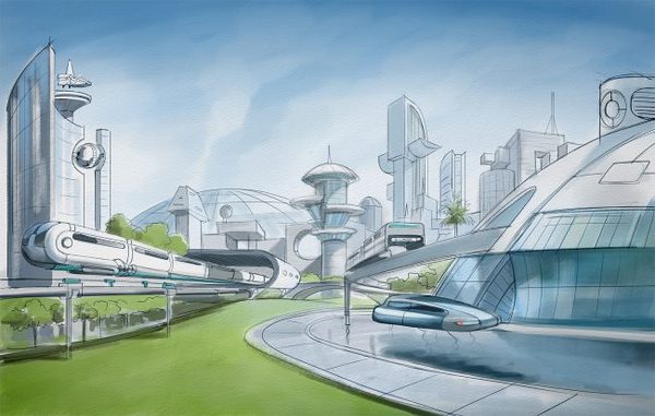 10 INCREDIBLE FUTURISTIC PREDICTIONS OF THE PAST - Past, Future, House, Bread, Aerodrome, Highway, Moto, Space, Longpost