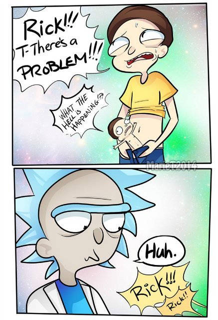 A bit of Rick and Morty waiting for the season - Rick and Morty, Comics, Art, Humor, Cartoons, Longpost