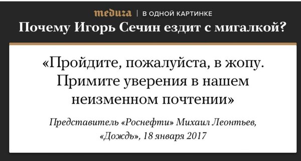 Response rate - Meduzaio, Rain, Igor Sechin, Mikhail Leontiev, news, Longpost