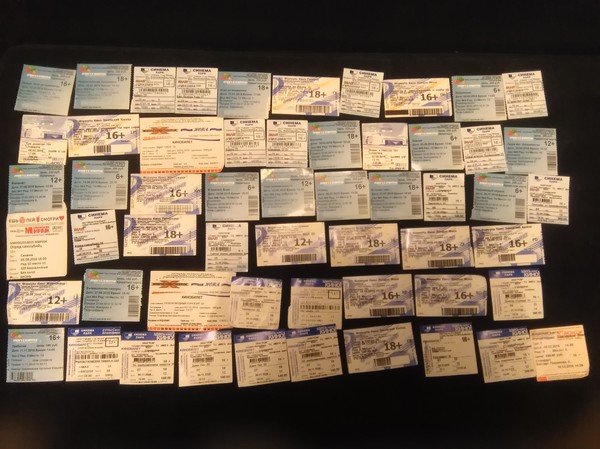 My movie year 2016 - My, Cinema, Tickets, 2016, Slopok