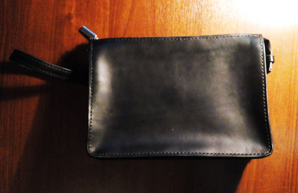 Leather borset - Longpost, Borsetka, My, , Leather, 