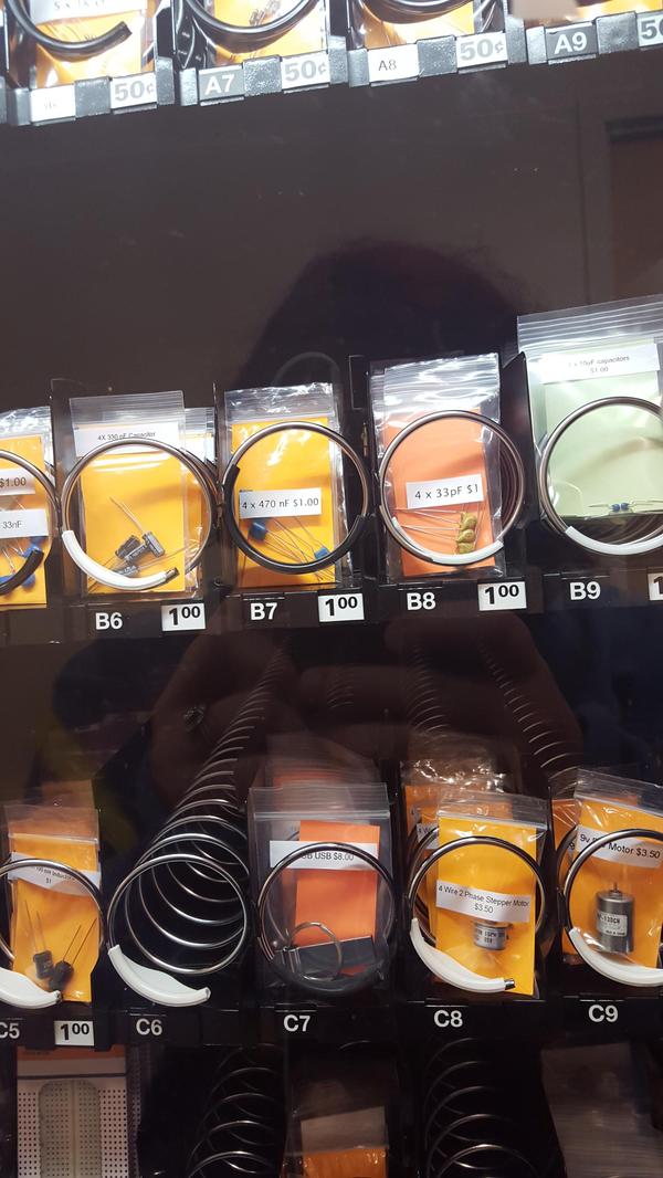 Nothing special, just a vending machine with radio parts - Radio engineering, Fuse, Radio amateurs, Technics, Vending machine, Trade, With your own hands