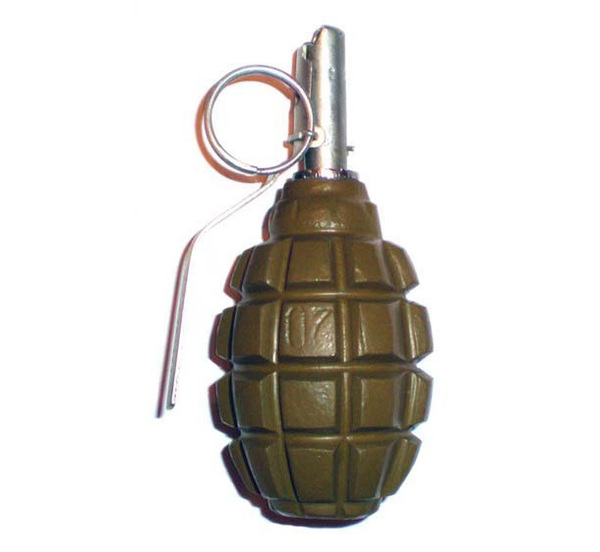 Peekaboo, it's a grenade. - Grenades, Humor, Hand grenade