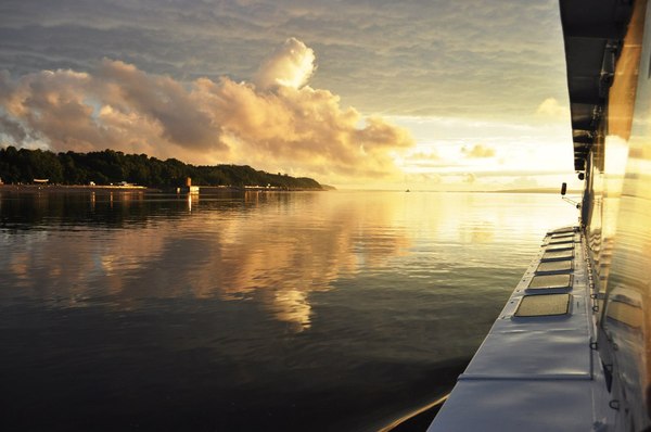 Volga at sunset - My, Sunset, River, Reflection, Nature, Russia, Chuvashia, The photo, Volga river