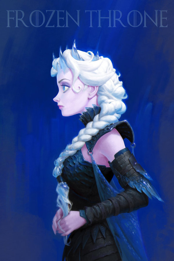 Night's Queen - Art, Cartoons, Cold heart, Elsa, 