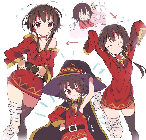 Megumin - Megumin, Anime Art, Konosuba