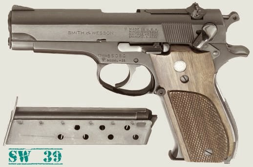 Pistols Smith & Wesson 39 and 59 (USA) - Weapon, Longpost, Guns, Pistols, Smith & Wesson