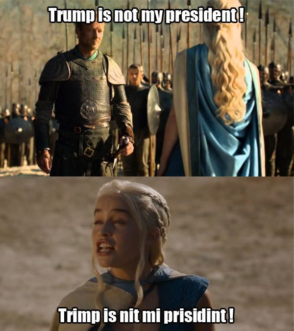 На фоне событий после инаугурации Трампа.