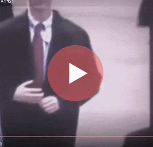 Телохранитель Трампа имеет ненастоящую руку Гифка, Телохранитель, Рука, Оружие, Трамп, Инаугурация, Фейк
