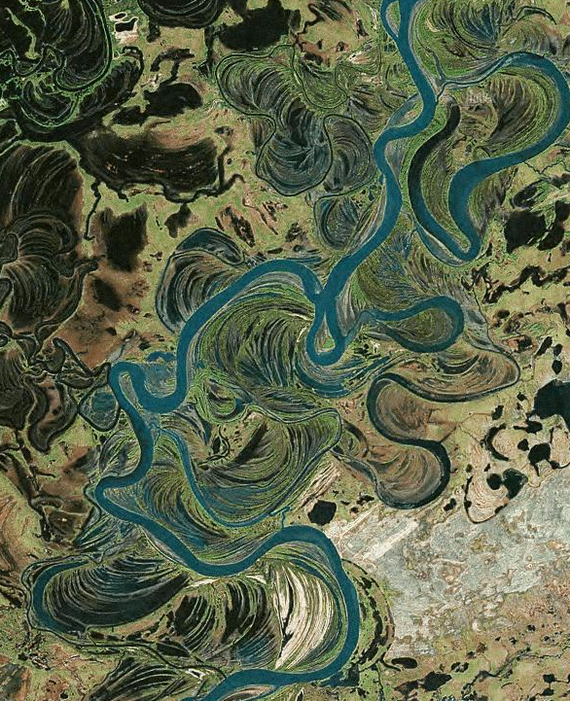 Ван Гог? Нет - Фивемил-Лейк! Художник? Нет озеро в Канаде.