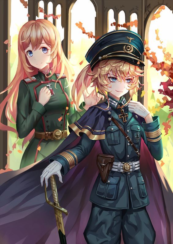 Tanya and Viktoriya - Anime, Anime art, Youjo senki, Chan