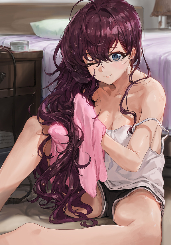 Soft and Wet - Anime, Anime art, The idolmaster, Shiki ichinose, Mossi