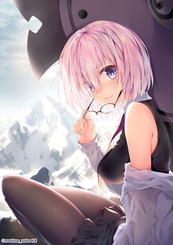 Shielder Anime Art, , Fate, Mashu Kyrielight, Obiwan