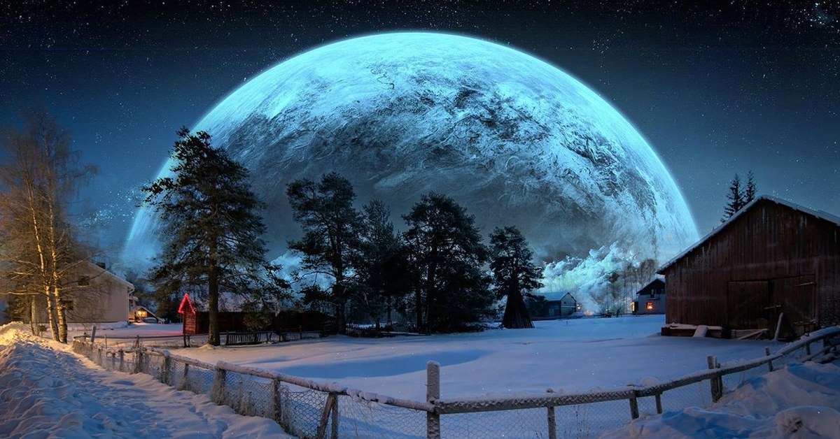 Зимняя ночь. Зима Луна. Полнолуние зимой. Зима ночь Луна.
