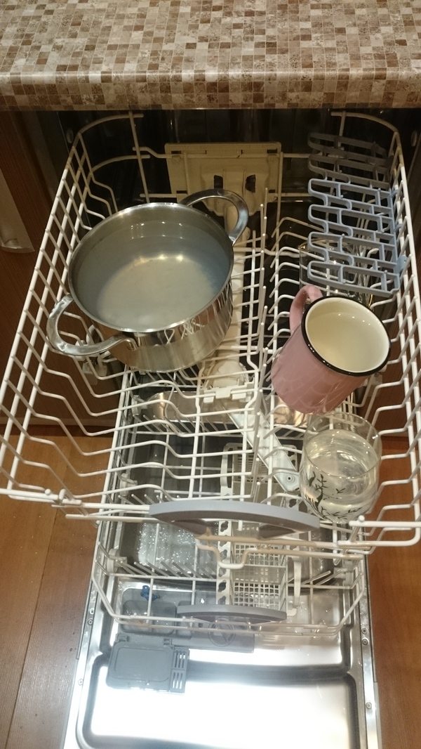 When he asked his grandmother to put down the dishwasher) - My, Grandmother, Dishwasher, Holy simplicity