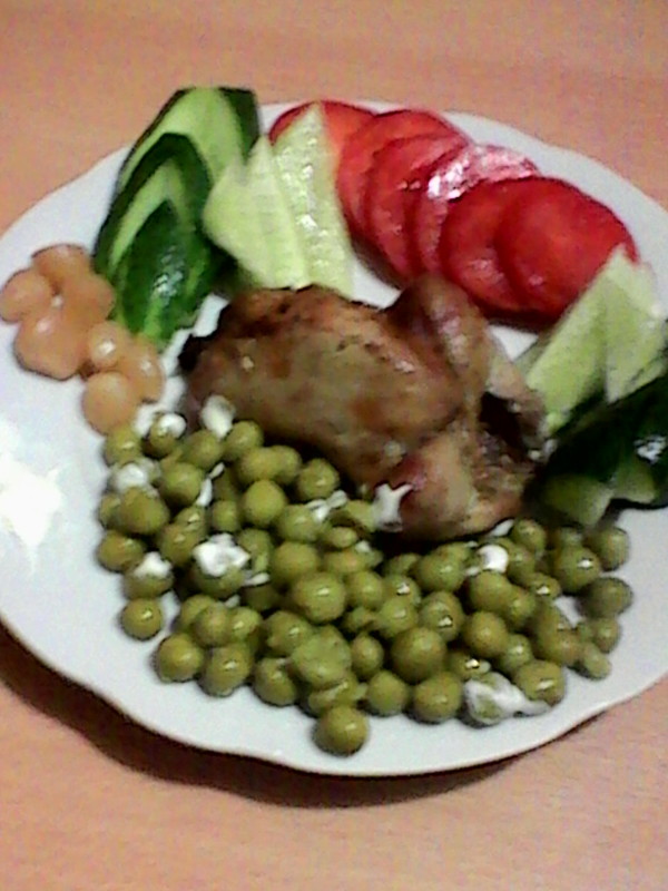 When the husband decided to please dinner :) - My, Husband, Quail, Preparation, Yummy