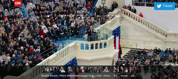 Gigapixel panorama of Trump's inauguration - Donald Trump, USA, Inauguration, Cnn, Gigapixel