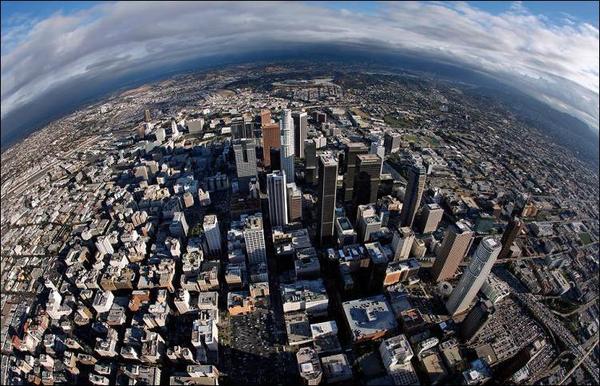 Los Angeles from a bird's eye view - , , View from above, Flight, , Beautiful, Amazing