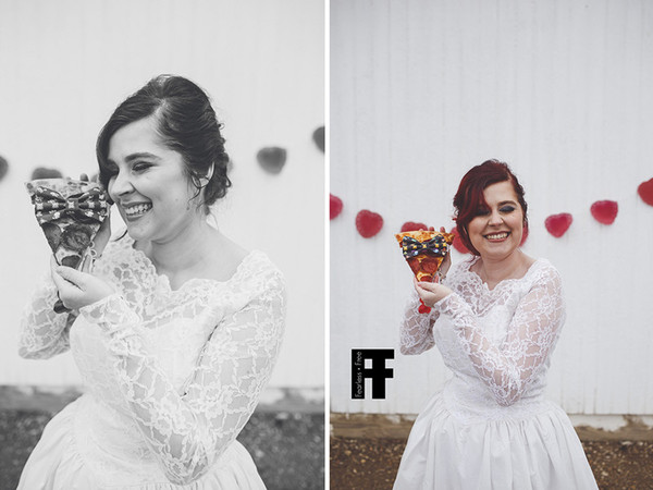 Marry a pizza: what, it was also possible? - NSFW, Bride, Pizza, The photo, PHOTOSESSION, Longpost