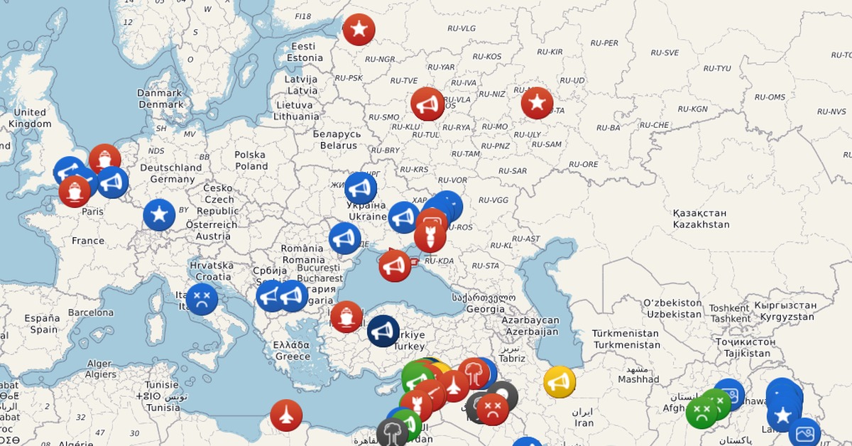 Карта военных конфликтов в мире онлайн