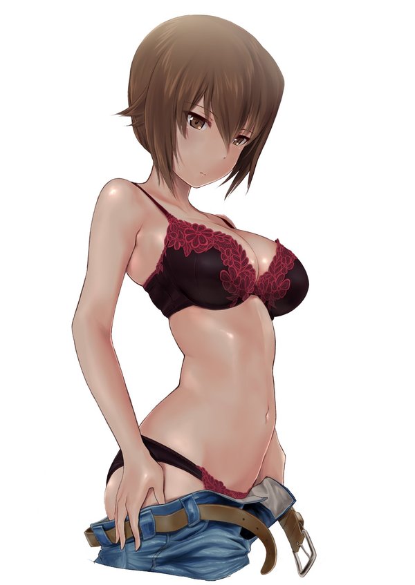 Anime Art - NSFW, Anime art, Anime, Girls und panzer, Nishizumi maho