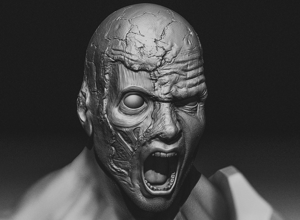 Darth Sion - Zbrush 3D Модель - Моё, Star Wars, Darthsion, Темнота, Ситхи, Zbrush, 3D графика