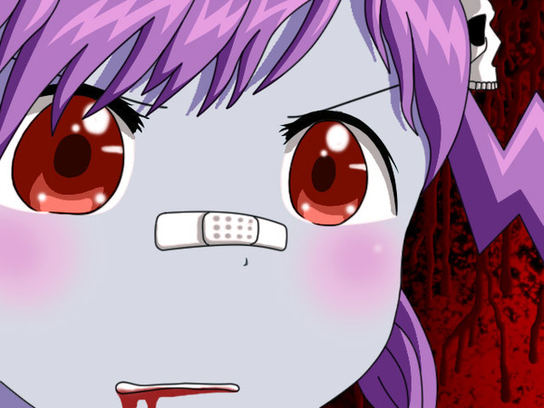 Purple is bad luck, because purple is the color of the dead. - Endless summer, Anime, Not anime, Creepy-chan