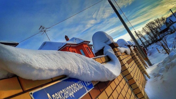 Nature is physics... The miraculous Moebius snow ribbon - , Tyumen, Snow, Not mine