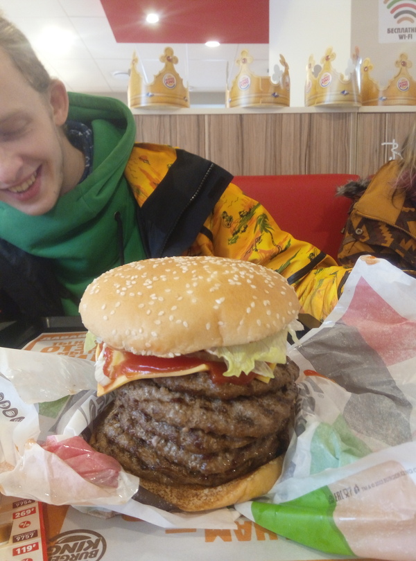 Seven Whopper - My, Burger King, Big size, Burger