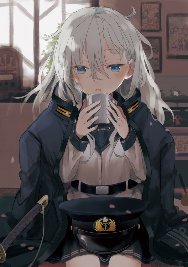 Commander - Аниме, Anime Art, Kantai Collection, Hibiki, Verniy, Zizi