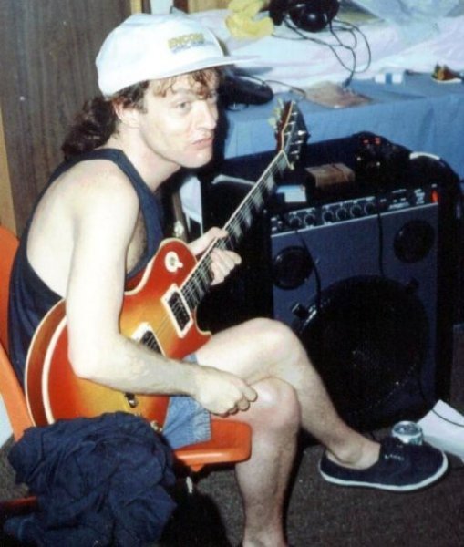 Angus Young and other guitars. - AC DC, Angus Young, , Rolling Stones, Guitar, Longpost