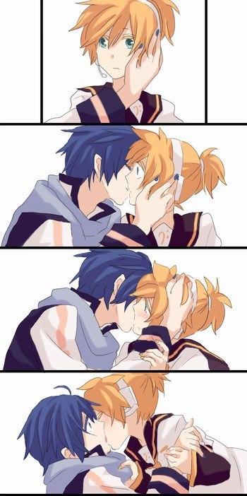 Akiyoshi is an artist. Vocaloid Compilation - Kaito/Rin/Len - NSFW, Anime art, , Kagamine rin, Kagamine len, Art, Kaito, Longpost